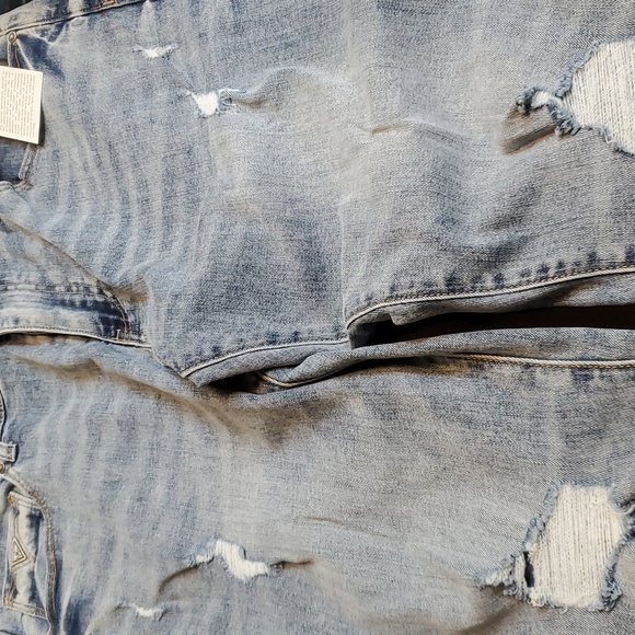 BNWT Guess Los Angeles Scotch Fit Skinny men's 36w x 30L Light Wash - Picture 9 of 11